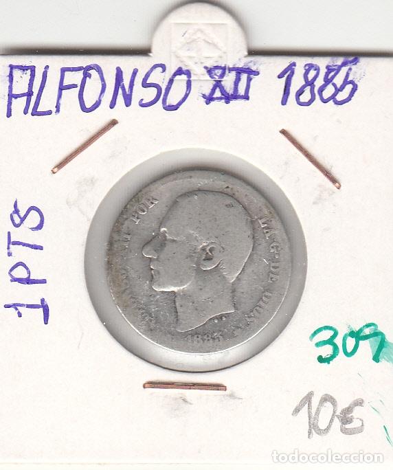 Monedas de Espa&ntilde;a: CRE0309 MONEDA ESPA&Ntilde;A ALFONSO XIII 1885 1 PESETA