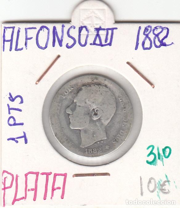 Monedas de Espa&ntilde;a: CRE0310 MONEDA ESPA&Ntilde;A ALFONSO XIII 1882 1 PESETA PLATA