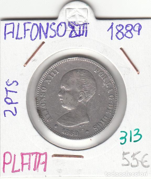 Monedas de Espa&ntilde;a: CRE0313 MONEDA ESPA&Ntilde;A ALFONSO XIII 1889 2 PESETAS PLATA