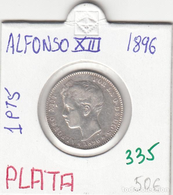 Monedas de Espa&ntilde;a: CRE0335 MONEDA ESPA&Ntilde;A ALFONSO XIII 1 PESETA 1896 PLATA