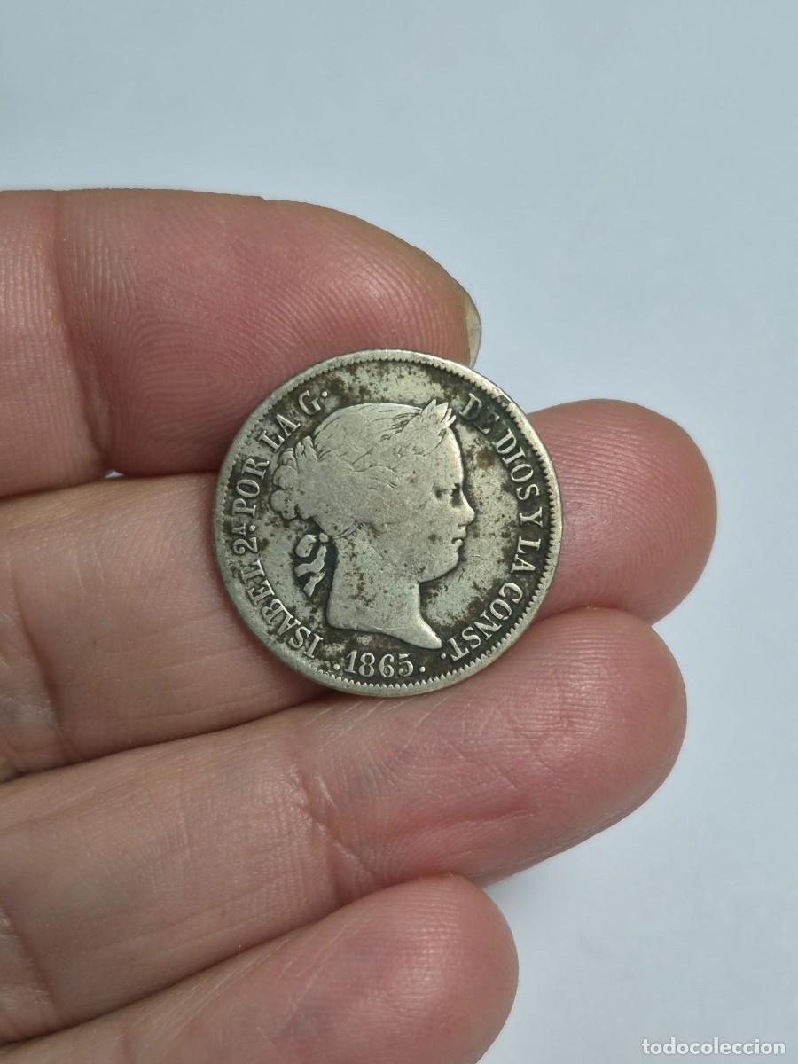 Monedas de Espa&ntilde;a: NT / ISABEL II 40 CENTIMOS ESCUDO 1865 MADRID (E1366)