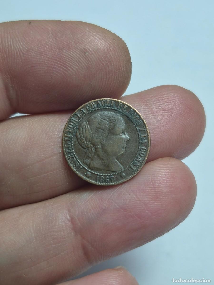 Monedas de Espa&ntilde;a: NT / ISABEL II 1 CENTIMO ESCUDO 1867 BARCELONA (E1367)
