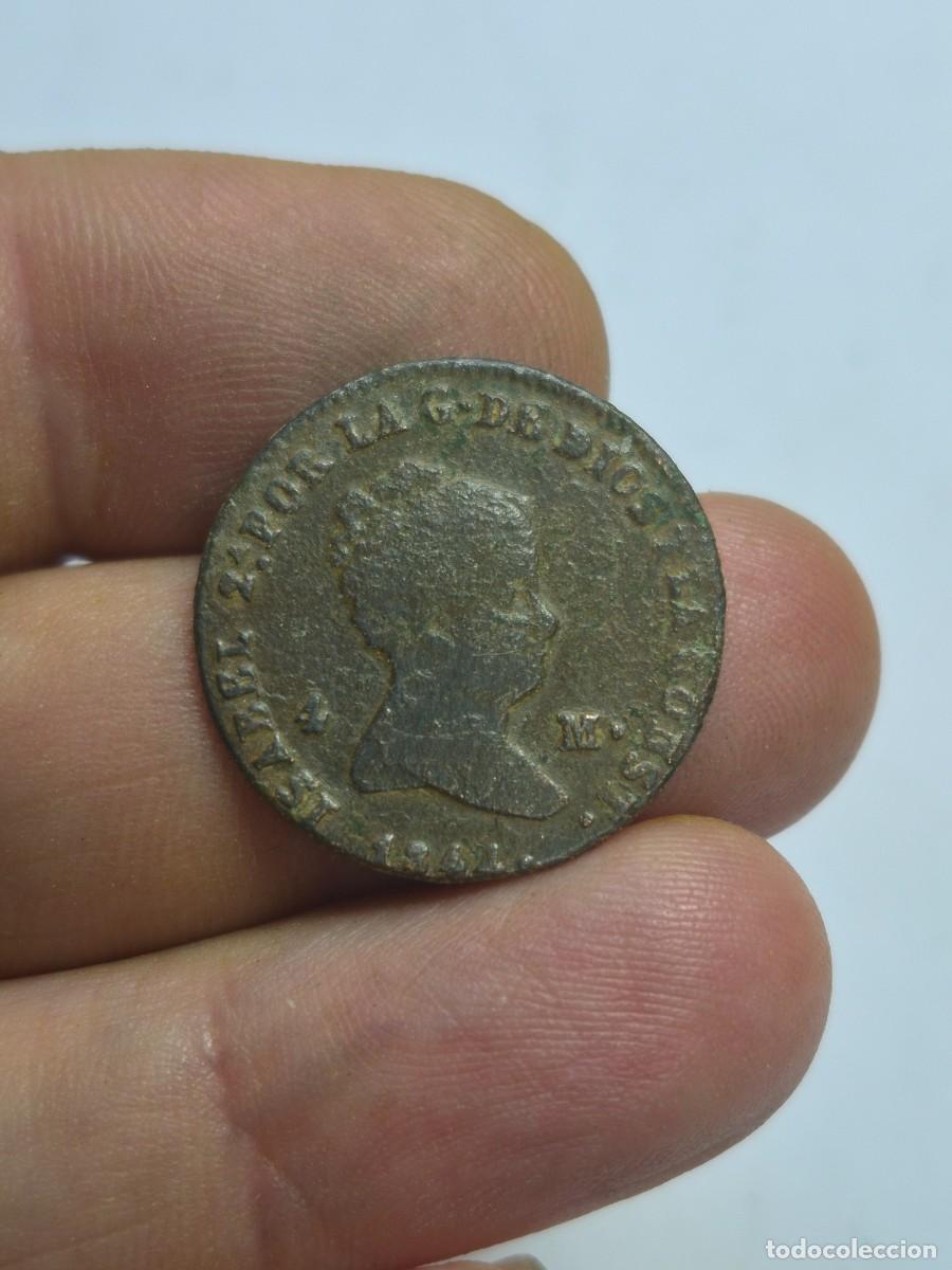 Monedas de Espa&ntilde;a: NT / ISABEL II 4 MARAVEDIES 1844 SEGOVIA (E1368)