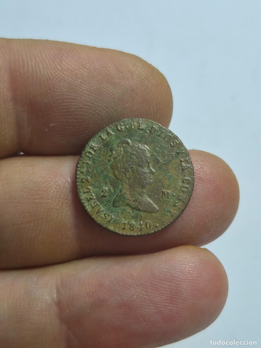 Monedas de Espa&ntilde;a: NT / ISABEL II 2 MARAVEDIES 1840 SEGOVIA (E1370)