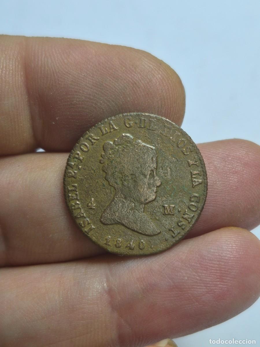 Monedas de Espa&ntilde;a: NT / ISABEL II 4 MARAVEDIES 1840 SEGOVIA (E1371)