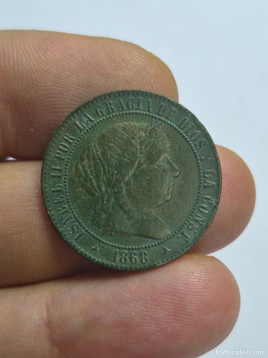 Monedas de Espa&ntilde;a: NT / ISABEL II 2,5 CENTIMO ESCUDO 1868 SEGOVIA (E1373)
