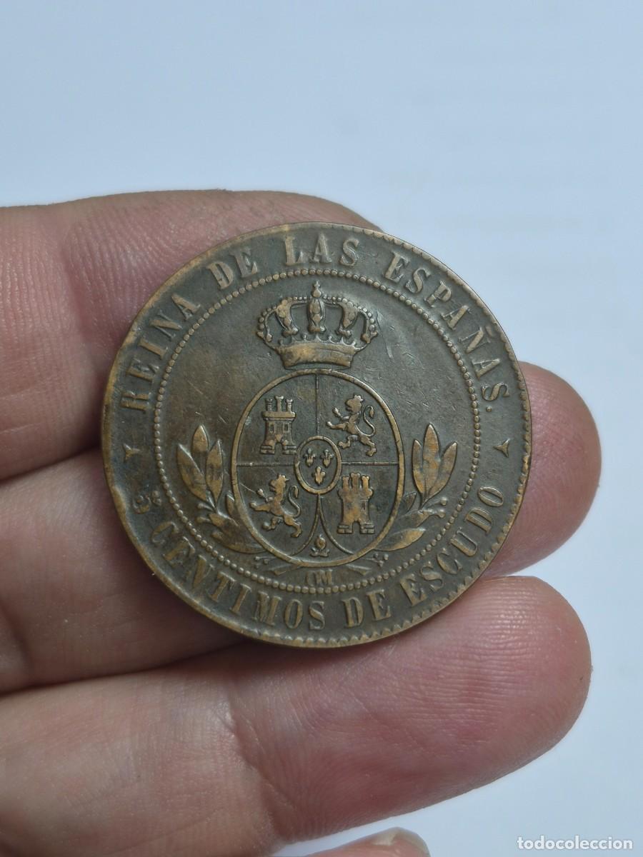 Monedas de Espa&ntilde;a: NT / ISABEL II 5 CENTIMO ESCUDO 1868 SEGOVIA (E1374) - Foto 2