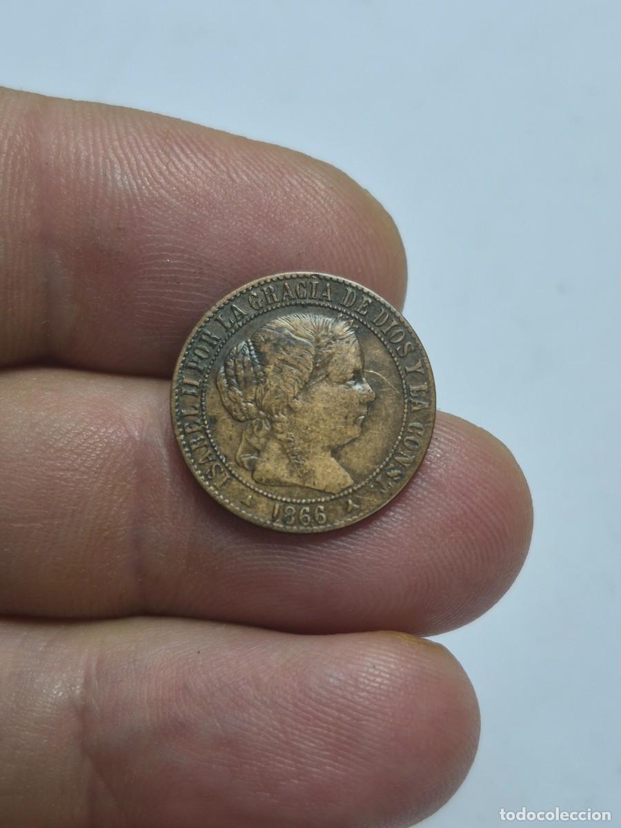 Monedas de Espa&ntilde;a: NT / ISABEL II 1 CENTIMO ESCUDO 1866 SEGOVIA (E1375)