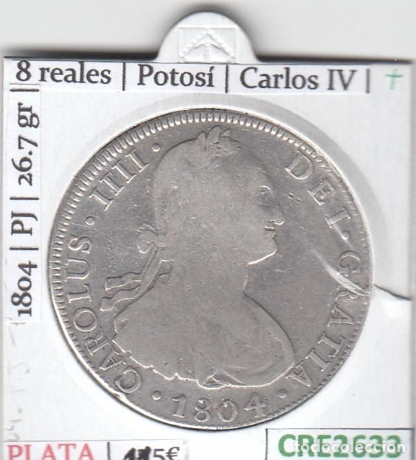 Monedas de Espa&ntilde;a: CRE2633 MONEDA ESPA&Ntilde;A 8 REALES POTOS&Iacute; CARLOS IV 1804