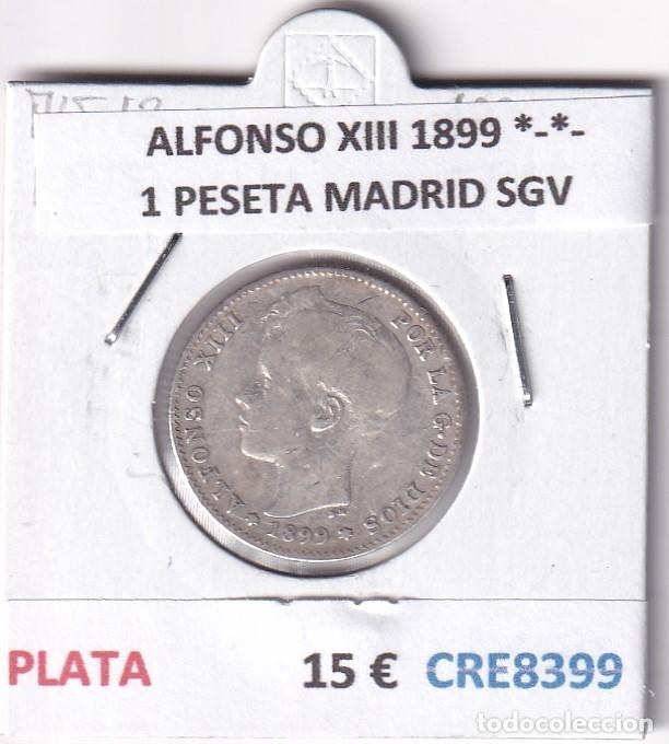 Monedas de Espa&ntilde;a: CRE8399 MONEDA ESPA&Ntilde;A ALFONSO XIII 1899 *-*- MADRID SGV PLATA