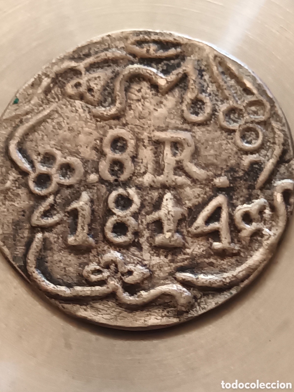 Monedas de Espa&ntilde;a: MONEDA DE PLATA 8 REALES FERNANDO VII A&Ntilde;O 1814 INDEPENDENCIA DE M&Eacute;XICO JOS&Eacute; MARIA MORELOS