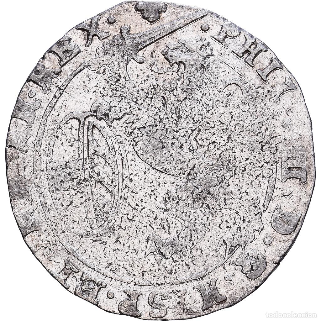 Monedas de Espa&ntilde;a: [#139748] Duchy of Brabant, Philippe IV, Escalin, 1628, Brussels, Plata, BC+