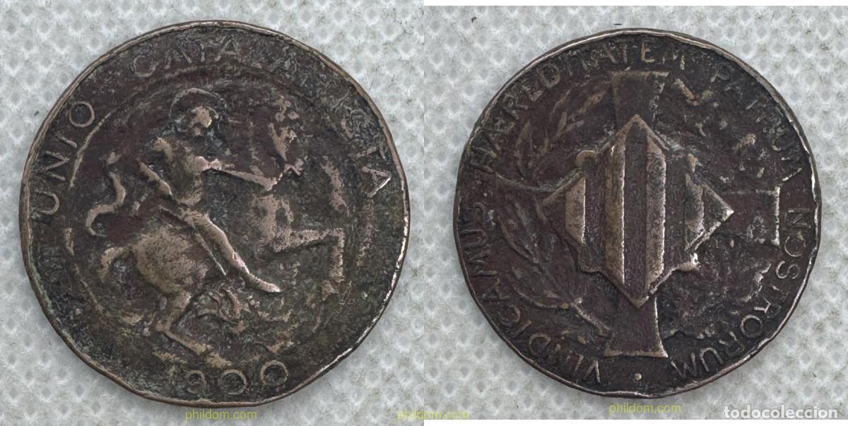Monedas de Espa&ntilde;a: 5486 ESPA&Ntilde;A 1900 UNION CATALANISTA 5 CENTIMOS 1900