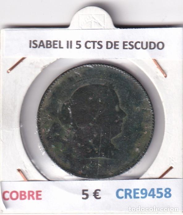Monedas de Espa&ntilde;a: CRE9458 MONEDA ESPA&Ntilde;A ISABEL II 5 CENTIMOS DE ESCUDO