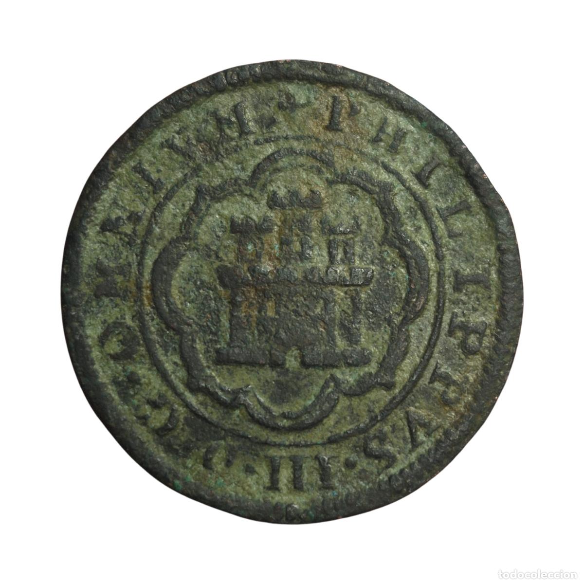 Monedas de Espa&ntilde;a: NT/ FELIPE II 4 MARAVEDIES 1599 (E1376) - Foto 2