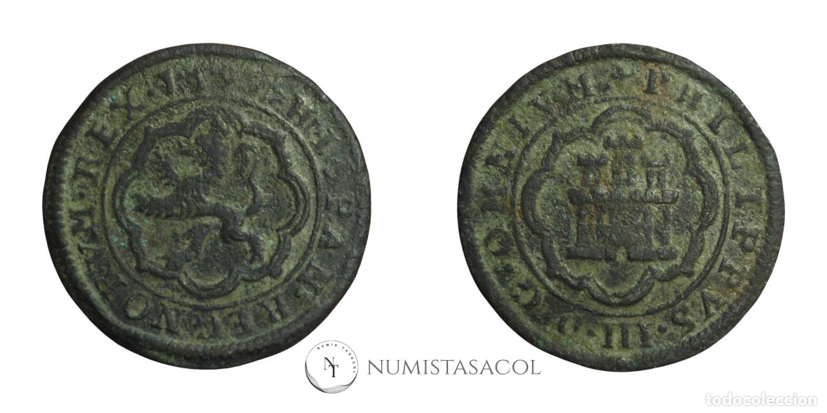 Monedas de Espa&ntilde;a: NT/ FELIPE II 4 MARAVEDIES 1599 (E1376) - Foto 3