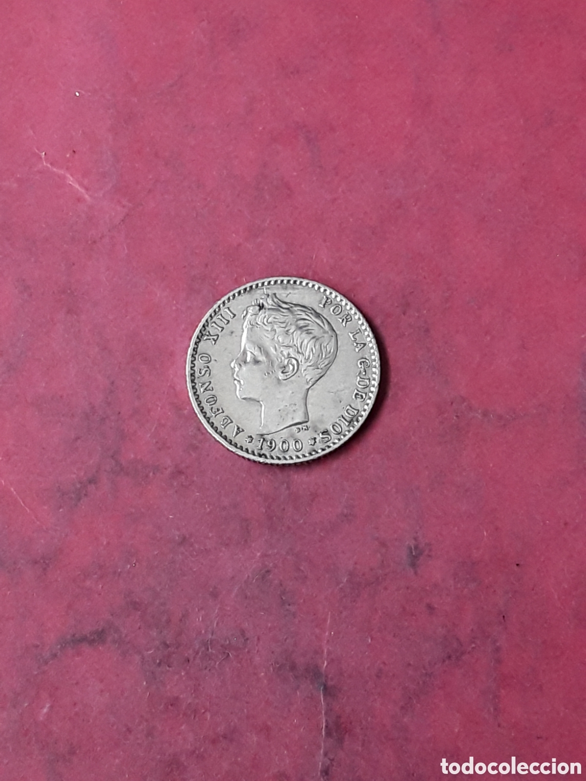 Moedas de Espanha: 50 CENTIMOS 1900 PLATA ALFONSO XIII