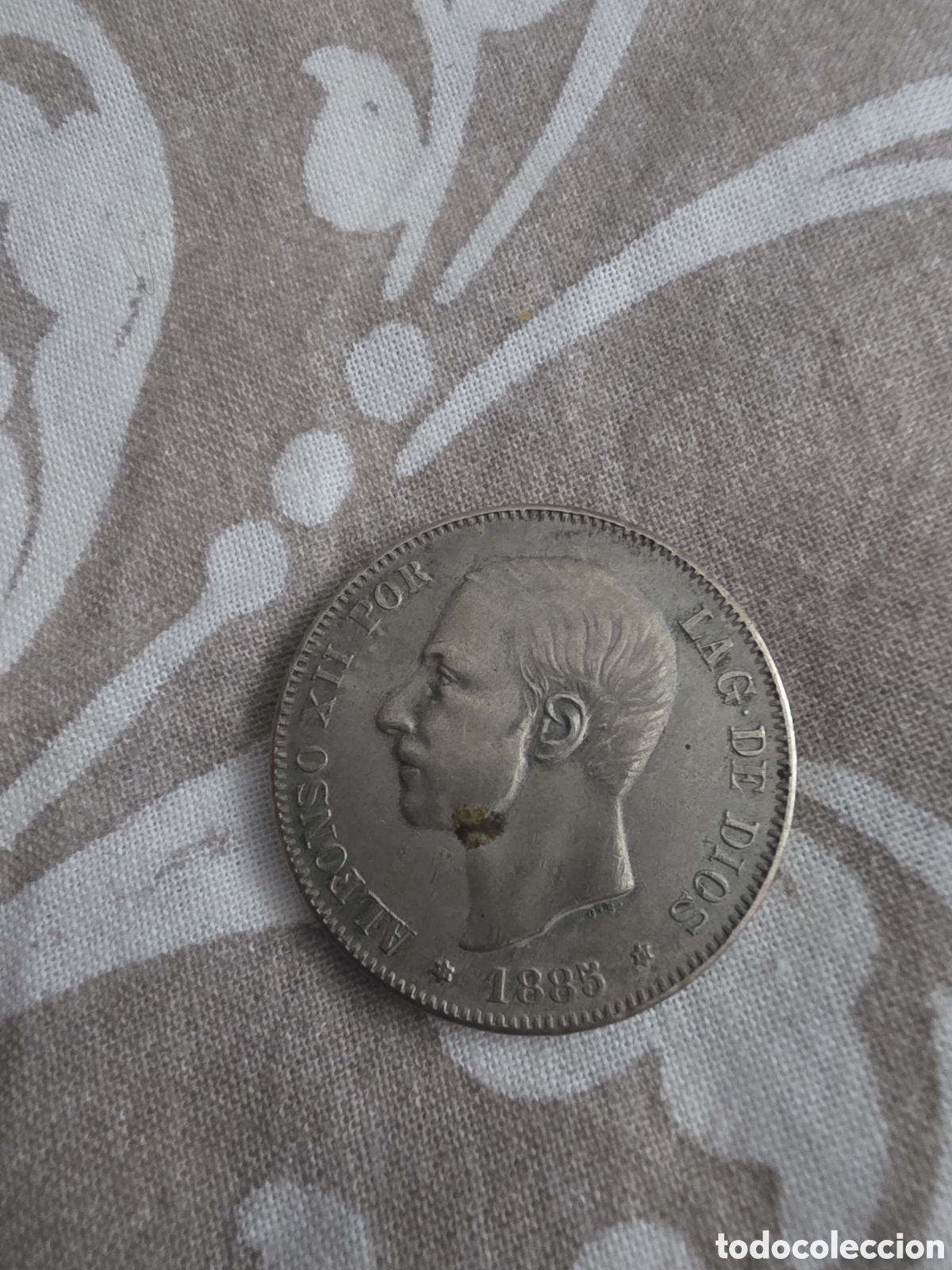 Monedas de Espa&ntilde;a: Moneda Alfonso xII 1885 plata