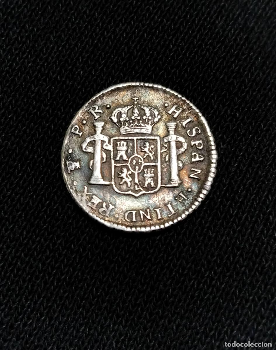 Monedas de Espa&ntilde;a: Carlos III 1/2 medio real 1779/8 Potosi