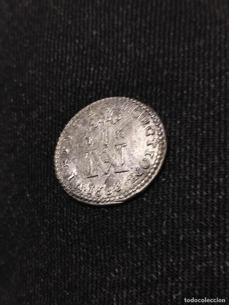 Monedas de Espa&ntilde;a: Extraordinaria!! Carlos II real 1686 &rdquo; tipo Mar&iacute;a&rdquo; plata