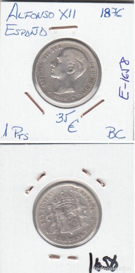 Monedas de Espa&ntilde;a: E1658 MONEDA 1 PESETA 1876 BC