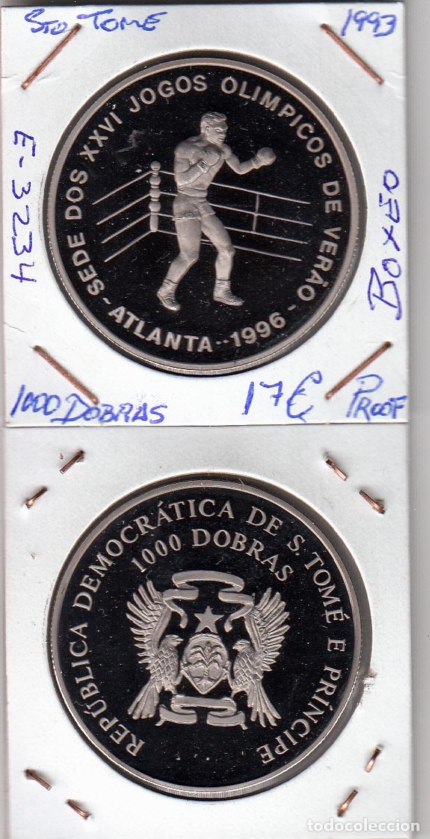 Monedas de Espa&ntilde;a: E3234 MONEDA SANTO TOME Y PRINCIPE 1000 DOBRAS 1993 PROOF