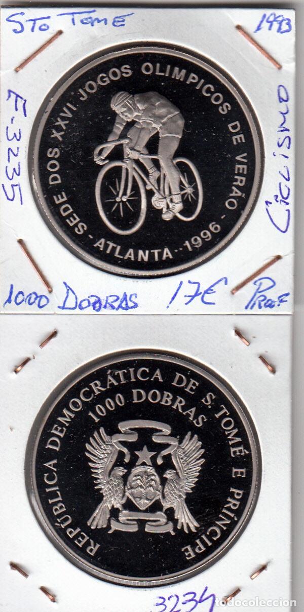 Monedas de Espa&ntilde;a: E3235 MONEDA SANTO TOME Y PRINCIPE 1000 DOBRAS 1993 PROOF