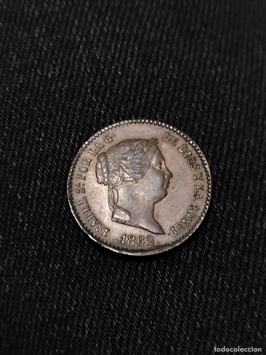 Monedas de Espa&ntilde;a: EBC! Isabel II 10 c&eacute;ntimos de real 1862 - Foto 2
