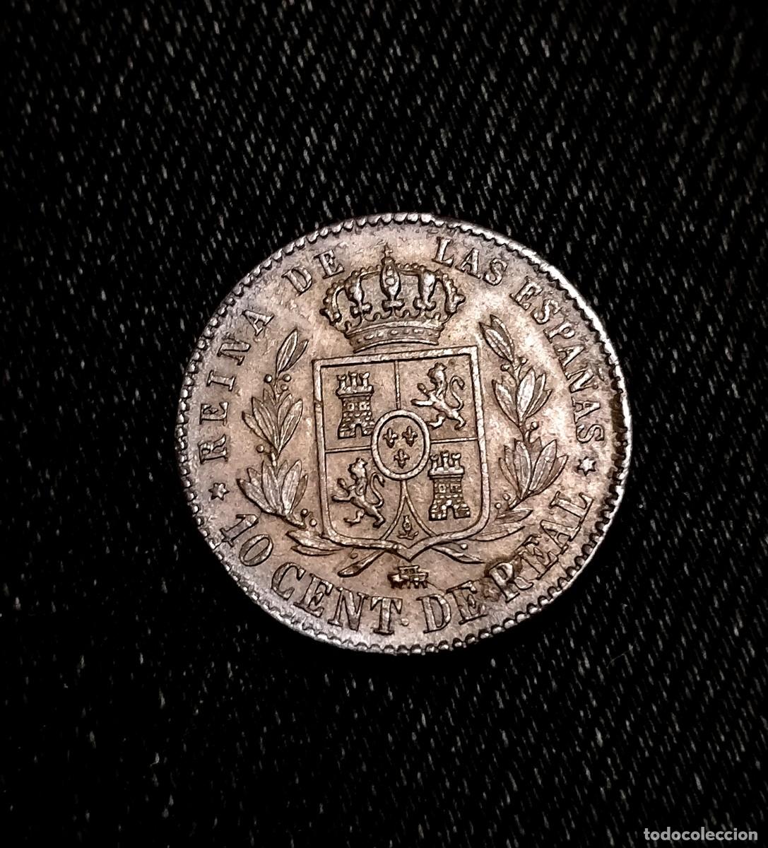 Monedas de Espa&ntilde;a: EBC! Isabel II 10 c&eacute;ntimos de real 1862 - Foto 3