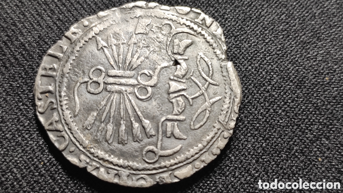 Monedas de Espa&ntilde;a: 4 reales de los reyes cat&oacute;licos