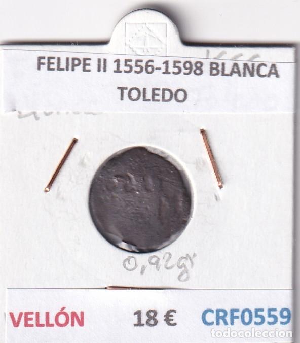 Monedas de Espa&ntilde;a: CRF0559 MONEDA ESPA&Ntilde;A FELIPE II 1556-1598 BLANCA TOLEDO VELLON