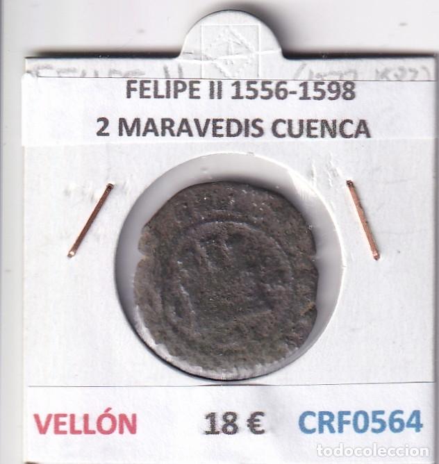 Monedas de Espa&ntilde;a: CRF0564 MONEDA ESPA&Ntilde;A FELIPE II 1556-1598 2 MARAVEDIS CUENCA VELLON