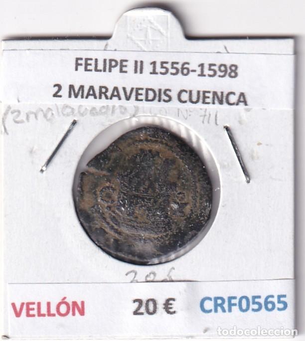 Monedas de Espa&ntilde;a: CRF0565 MONEDA ESPA&Ntilde;A FELIPE II 1556-1598 2 MARAVEDIS CUENCA VELLON
