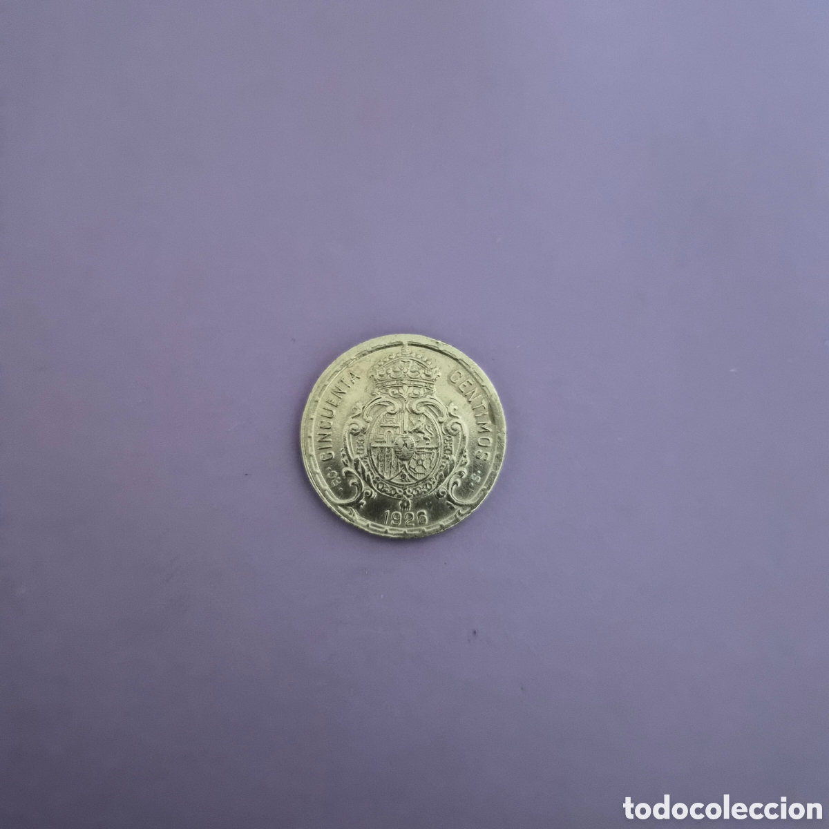 Moedas de Espanha: 50 C&eacute;ntimos Alfonso XIII 1926 PC-S &ndash; Plata