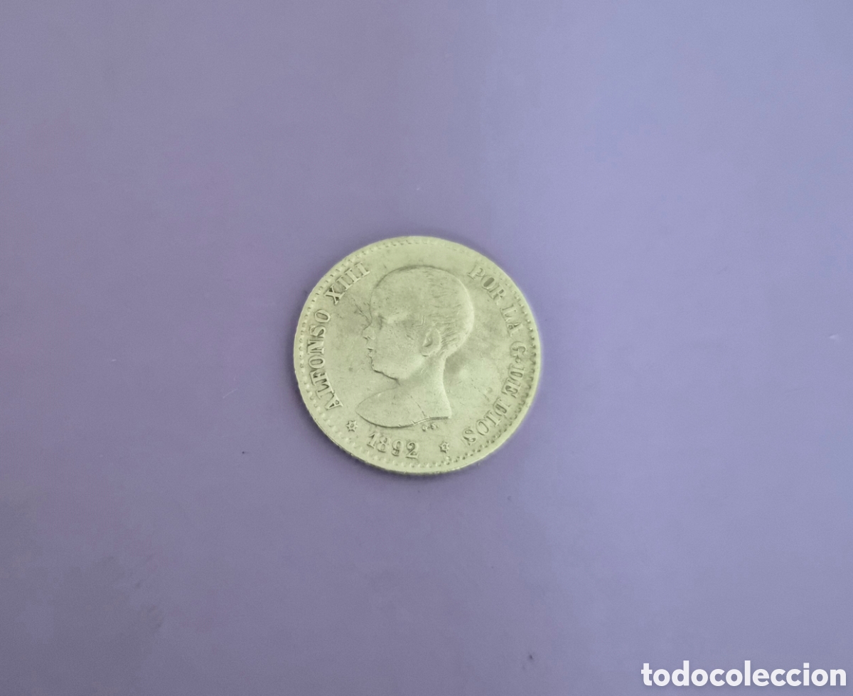 Monedas de Espa&ntilde;a: 50 C&eacute;ntimos Alfonso XIII 1892 &ndash; Plata &ndash; Espa&ntilde;a &ndash; Moneda hist&oacute;rica