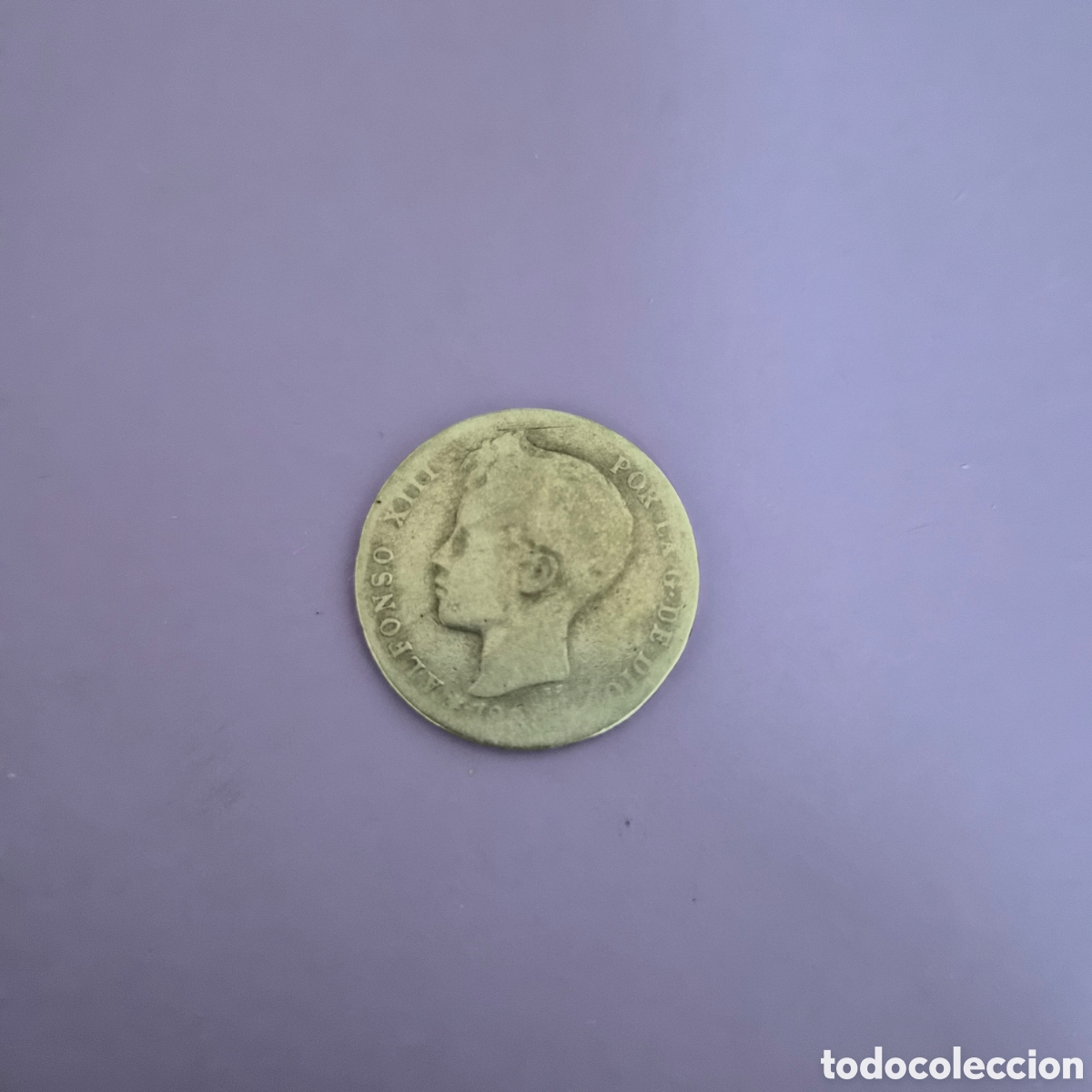 Monedas de Espa&ntilde;a: Lote 2 monedas de 1 peseta plata de Alfonso XII y XIII