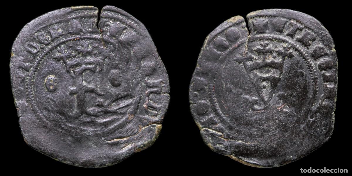 Monedas de Espa&ntilde;a: 1474/1504, Blanca Catholic Kings, Granada Mint - 19 mm / 1,13 gr.