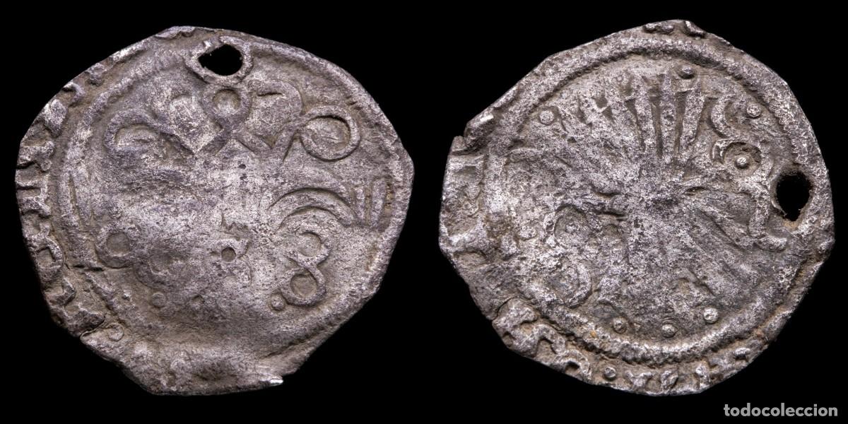 Monedas de Espa&ntilde;a: 1497/1566, 1/2 Silver Real Catholic Kings, Sevilla Mint - 17 mm / 0,78 gr.