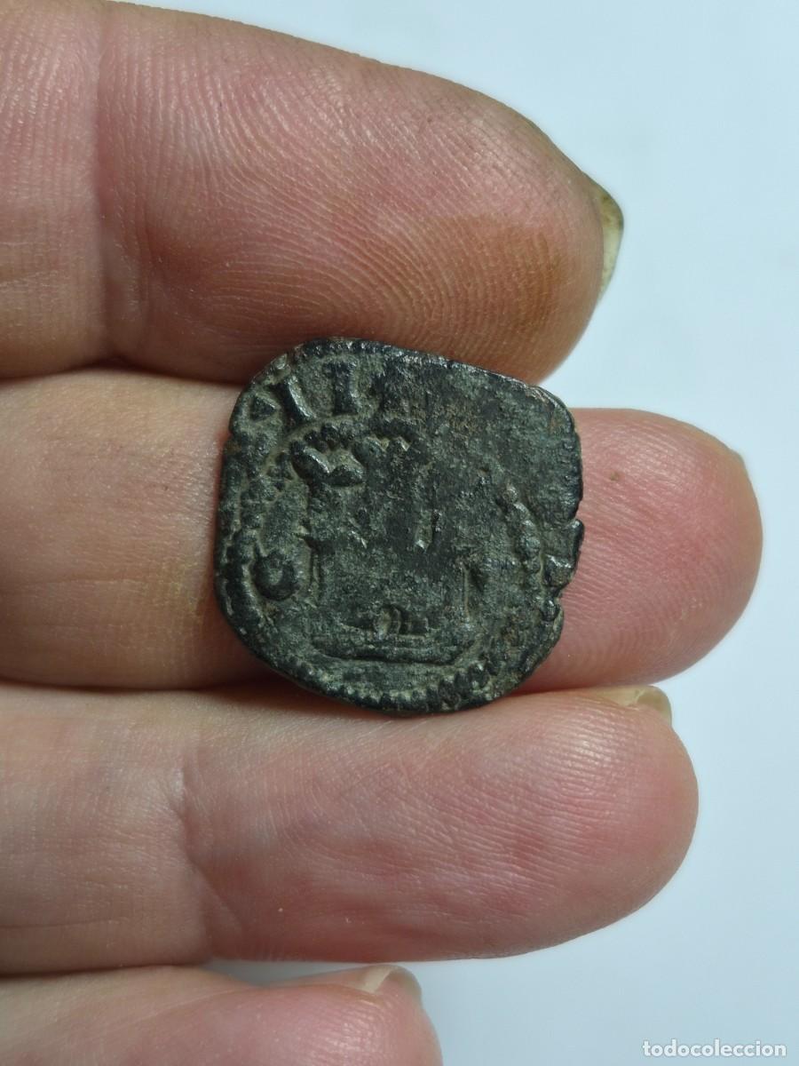 Monedas de Espa&ntilde;a: NT/ FELIPE II 2 CUARTOS CORU&Ntilde;A V (E1396)