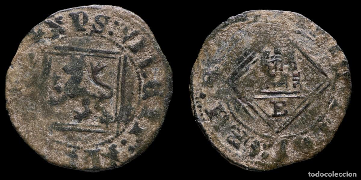 Monedas de Espa&ntilde;a: 1454/1474, Blanca Diamond Henry IV, Burgos Mint (BAU 1189) - 20 mm / 1,17 gr.