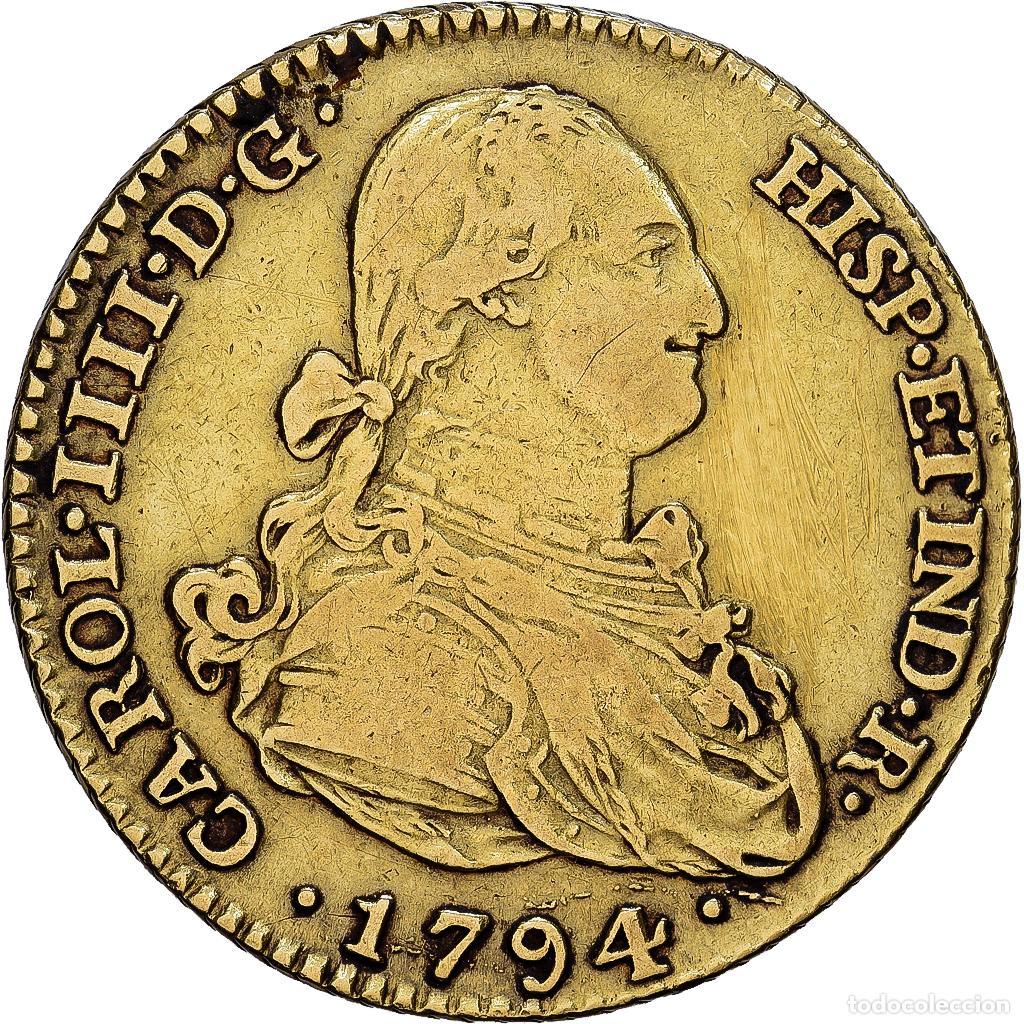Monedas de Espa&ntilde;a: [#1121684] Espa&ntilde;a, Charles IV, 2 Escudos, 1794, Madrid, Oro, BC+, KM:435.1