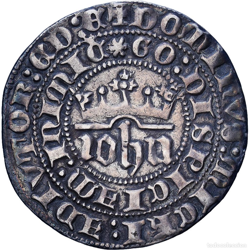 Monedas de Espa&ntilde;a: [#1546160] Espa&ntilde;a, Juan I, Real, 1379-1390, Seville, Plata, MBC+