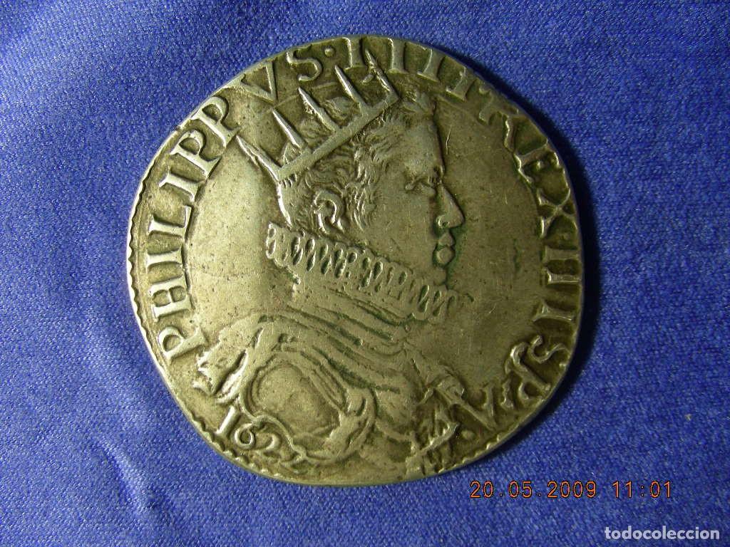 Monedas de Espa&ntilde;a: 8 reales Felipe IIII Mediolani 1622