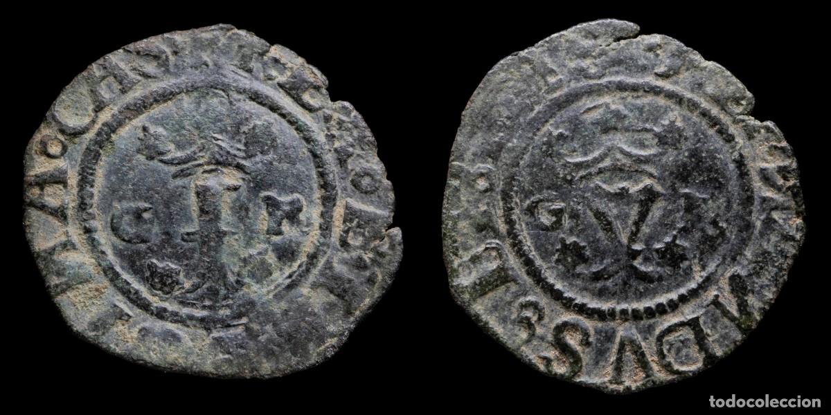 Monnaies d'Espagne: 1497-1566, Blanca Catholic Kings, Granada Mint - 17 mm / 0,77 gr.