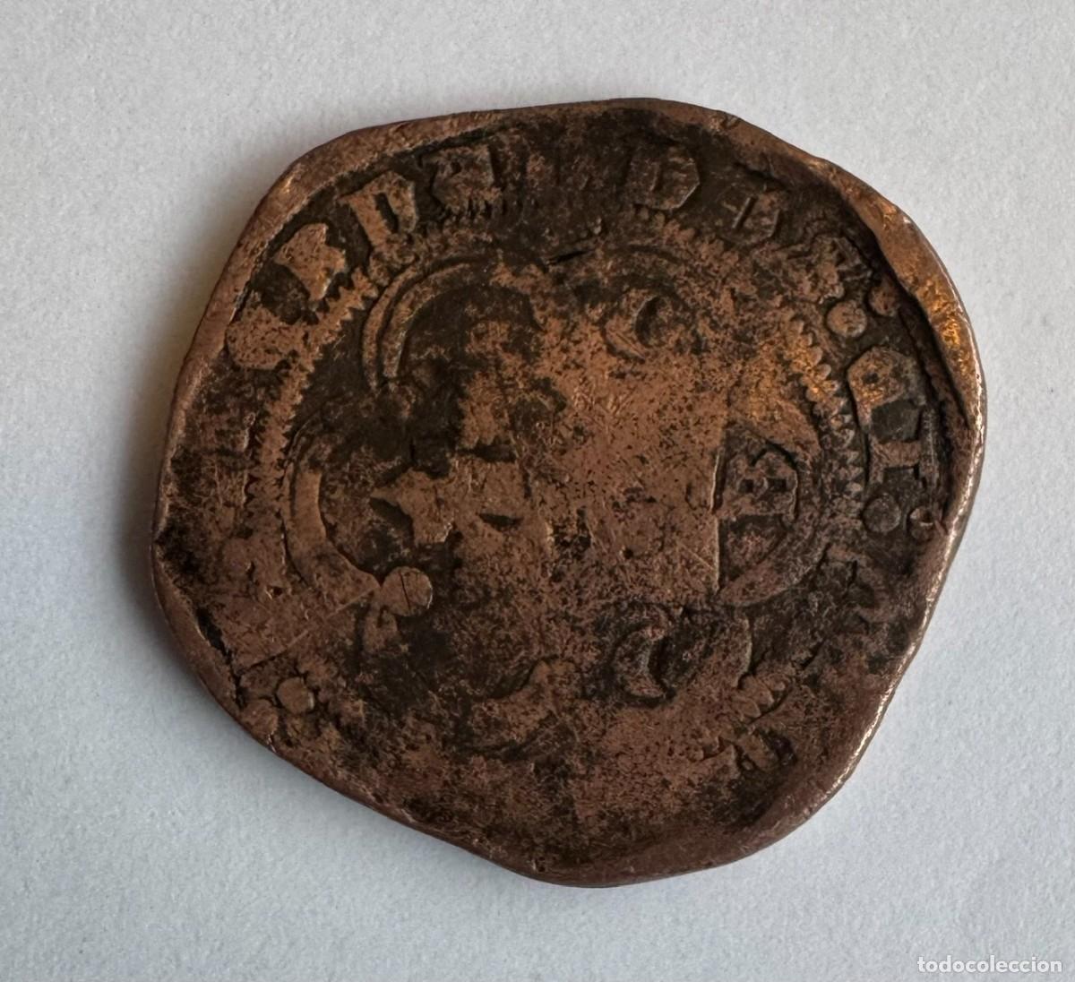 Monedas de Espa&ntilde;a: 4 MARAVED&Iacute;S REYES CAT&Oacute;LICOS - CECA CUENCA (C&aacute;liz) - 11 GR.
