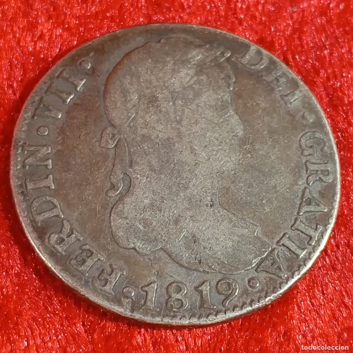 Monedas de Espa&ntilde;a: MONEDA - FERNANDO VII - 1819 - 4 REALES - SEVILLA - CUATRO REALES - 12,94 G - PLATA / 91