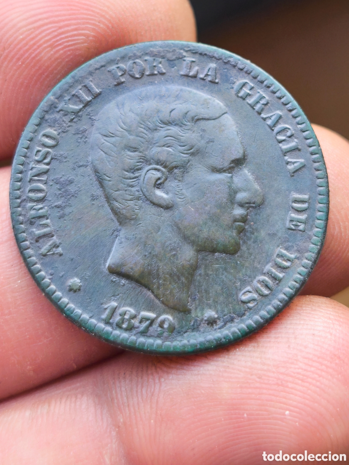 Monedas de Espa&ntilde;a: Alfonso XII 1879 5 C&eacute;ntimos