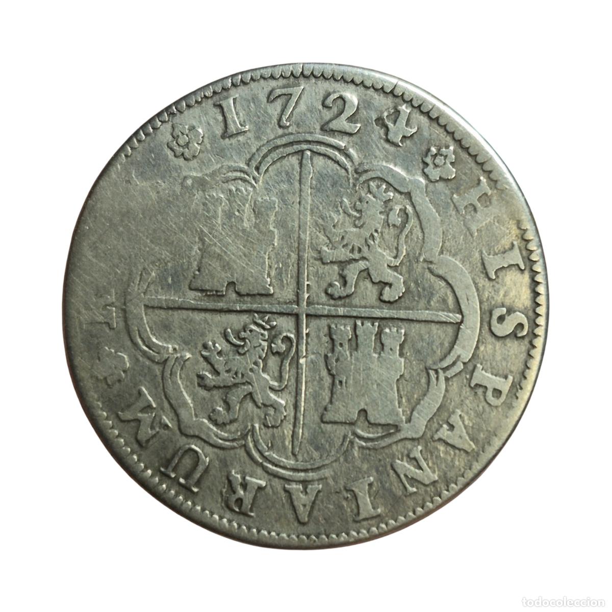 Monedas de Espa&ntilde;a: NT/ LUIS I 2 REALES 1724 MADRID (E1397)