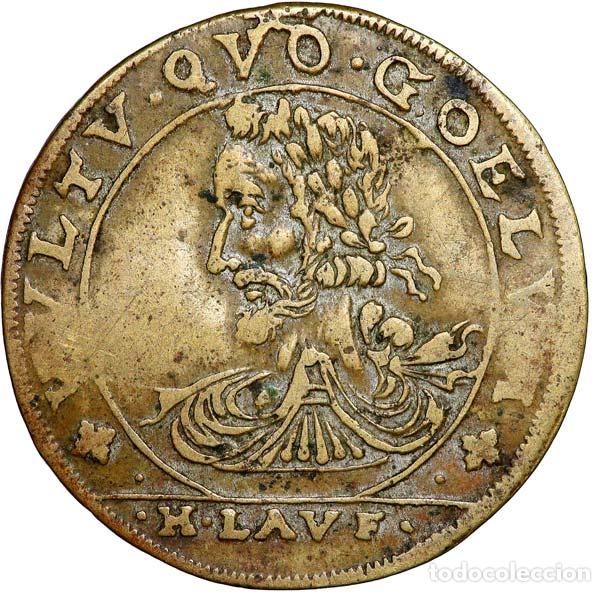 Monedas de Espa&ntilde;a: Enrique IV 1607 rey de Francos (Francia) y NAVARRA Nuremberg El primer Borb&oacute;n