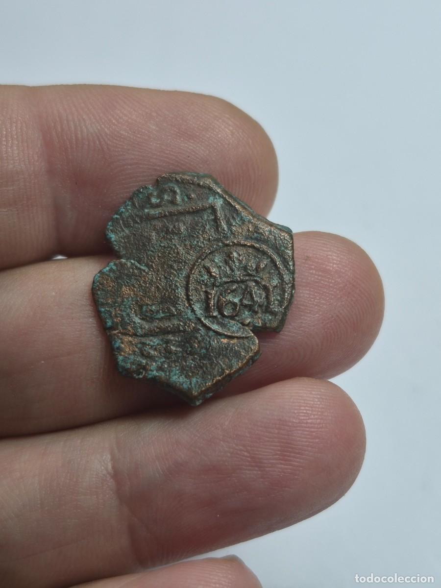 Monedas de Espa&ntilde;a: NT/ EXCELENTE RESELLO VIII MARAVEDIES 1641 MADRID (E1412)